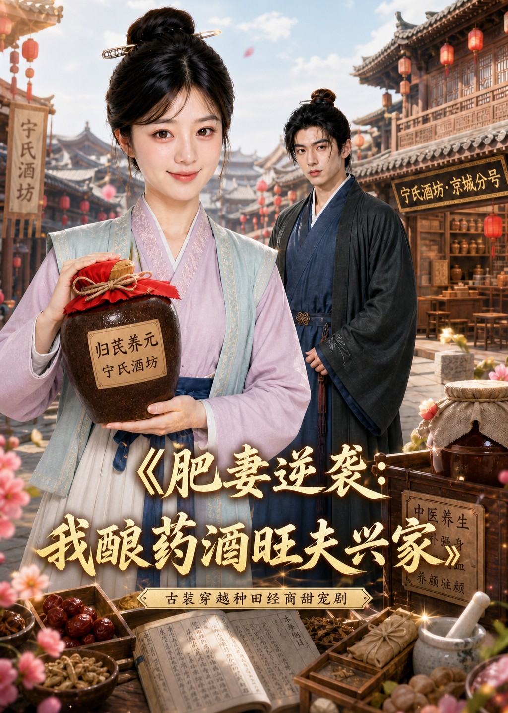 肥妻逆袭：我酿药酒旺夫兴家(全集)