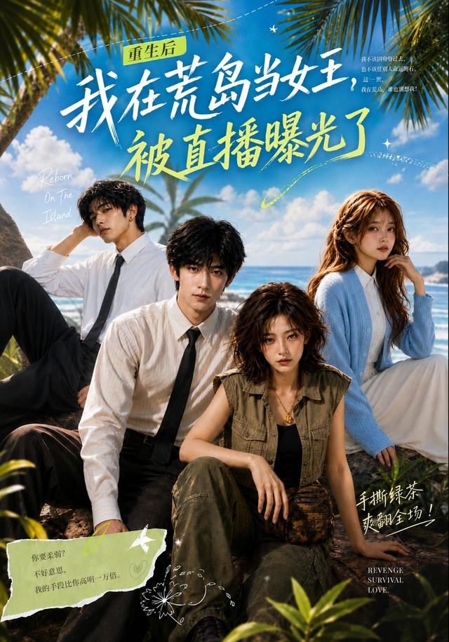 重生后我在荒岛当女王，被直播曝光了(全集)